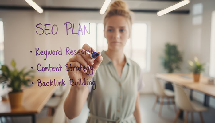 Estrategias SEO efectivas para contenidos digitales en entornos de oficina.