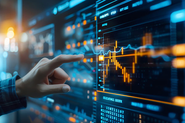 El software impulsado por inteligencia artificial predice las tendencias del mercado financiero y los avances económicos.